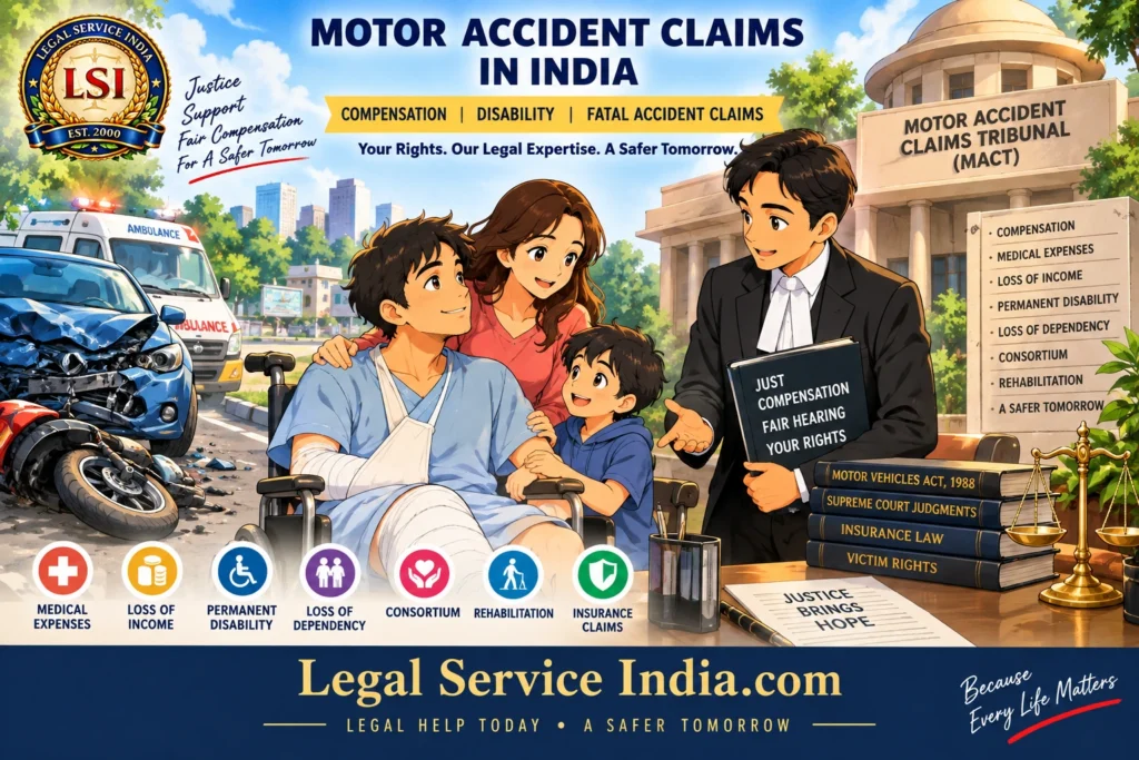 Motor Accident Claims in India: MACT Compensation, Disability & Fatal Accident Claims motor accident claims in India