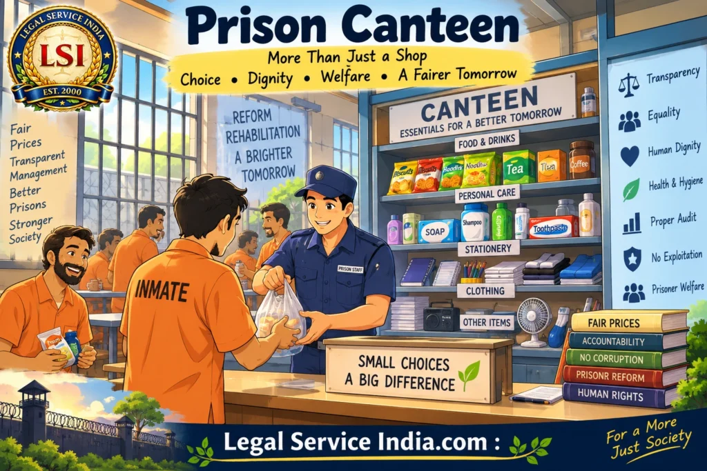 The Prison Canteen: A Small Store with a Big Impact Prison Canteen Rules in India