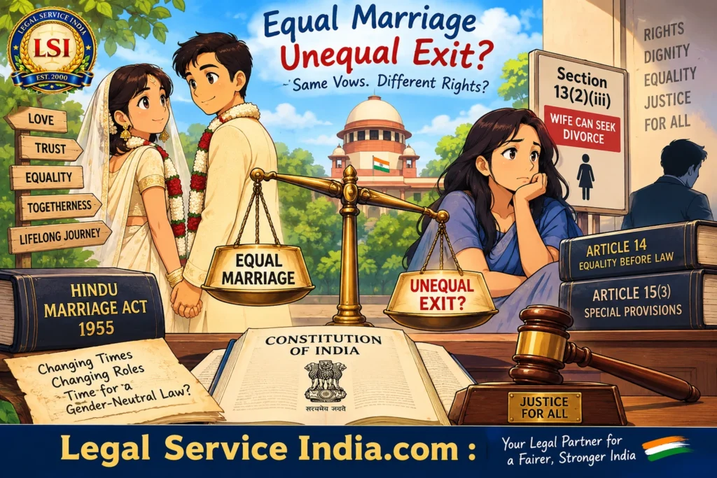 Section 13(2)(iii) Hindu Marriage Act: Unequal Divorce Rights and Gender Equality Section 13(2)(iii) Hindu Marriage Act