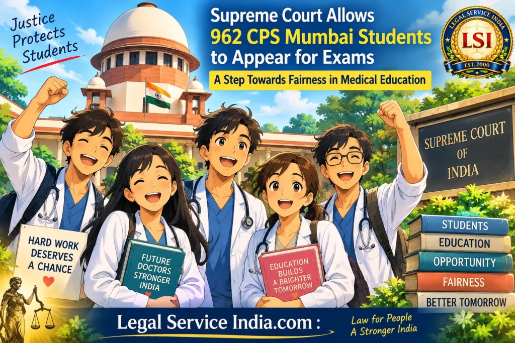 Supreme Court CPS Mumbai students exam