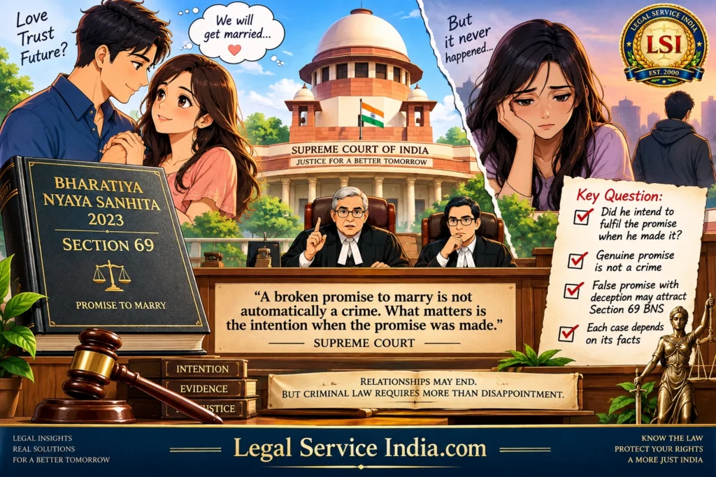 Supreme Court on Section 69 BNS: Broken Promise to Marry Is Not Automatically a Crime Section 69 BNS