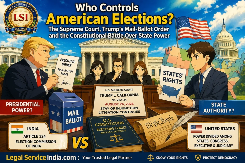 Who Controls American Elections? Trump’s Mail-Ballot Order and Supreme Court Battle Who Controls American Elections