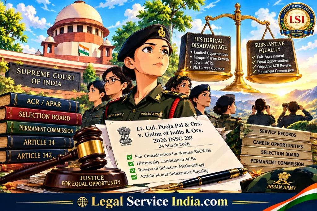 Women SSCWO Permanent Commission: Supreme Court’s 2026 Pooja Pal Judgment Explained Women SSCWO Permanent Commission