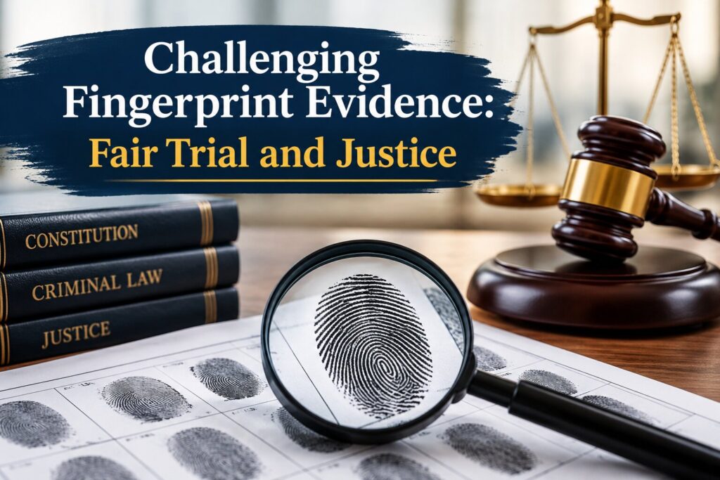 Challenging Fingerprint Evidence: Fair Trial and Justice How to challenge fingerprint evidence