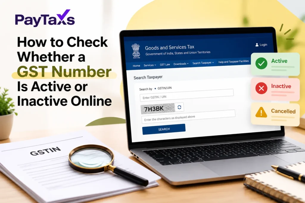 How to Check GST Number Active or Not Online: A Step-by-Step Guide check GST number active or not online