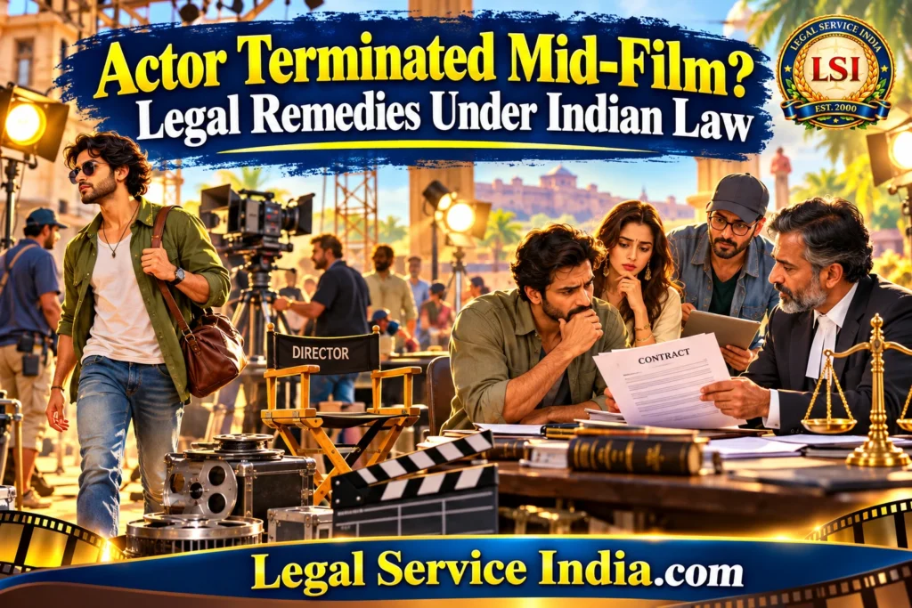 Actor, Director or Technician Terminated Mid-Project: Contract Remedies Under Indian Law Actor terminated mid-film