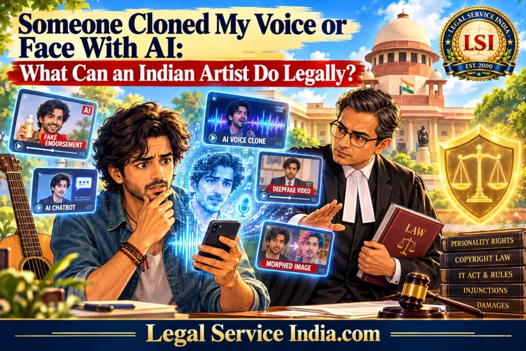 Someone Cloned My Voice or Face With AI: What Can an Indian Artist Do Legally? AI voice cloning India