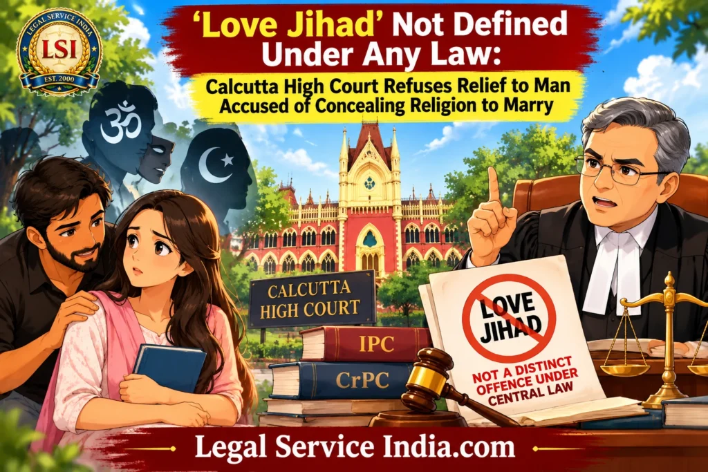 ‘Love Jihad’ Not a Crime Under Central Law: Calcutta High Court Refuses to Quash Case Calcutta High Court Love Jihad Judgment
