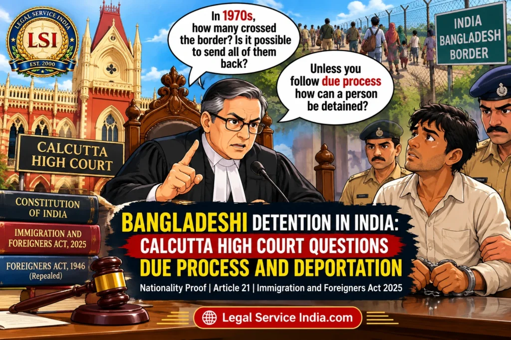 Bangladeshi Detention in India: Calcutta High Court Questions Due Process and Deportation Bangladeshi detention in India