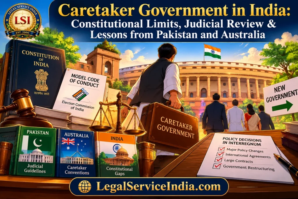 Constitutional Silence And The Limits Of Executive Power During Government Transitions: A Comparative Study Of India, Pakistan And Australia Caretaker Government in India
