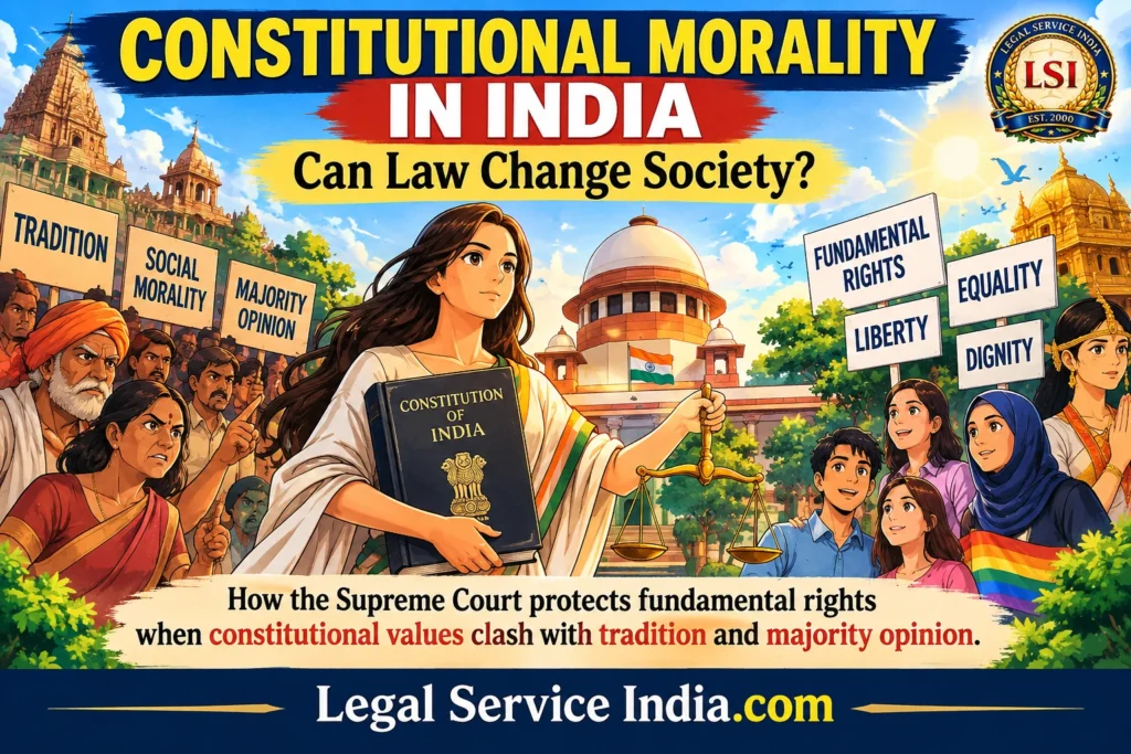 Constitutional Morality in India: Can Law Change Society? constitutional morality in India