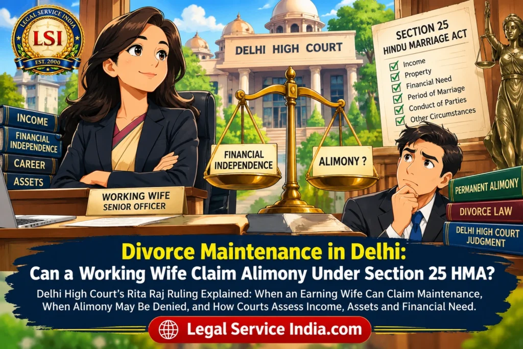 Maintenance After Divorce in Delhi: Who Can Claim Alimony and How Much? divorce maintenance in Delhi