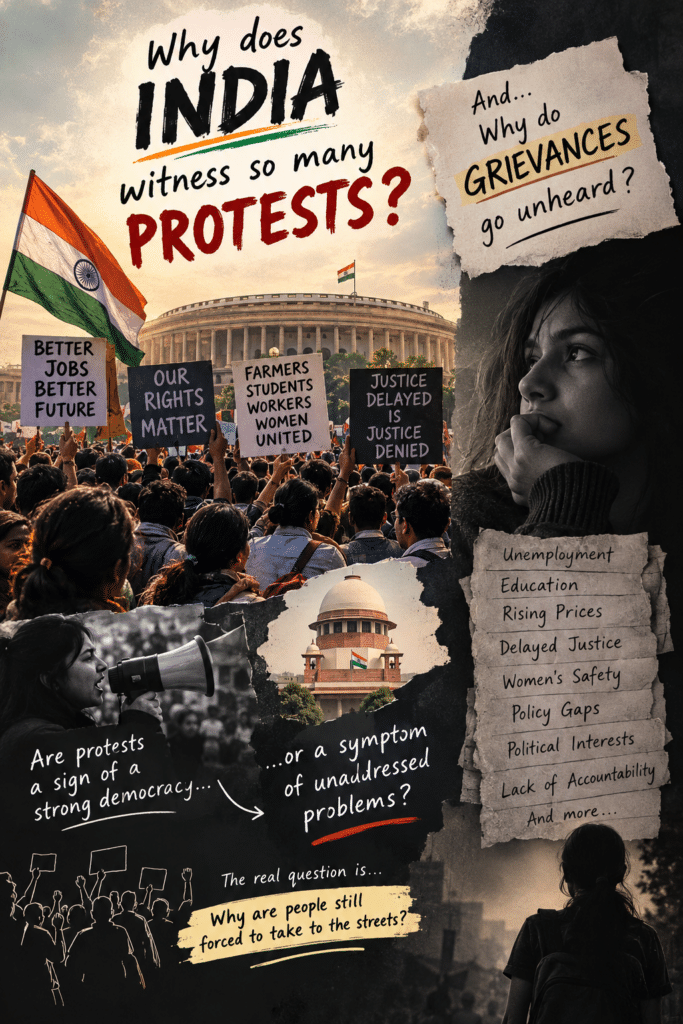 Protests in India.