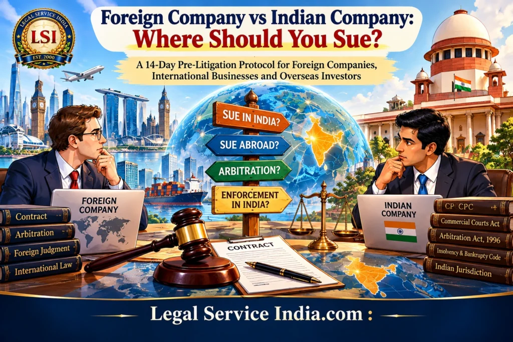 Foreign Company vs Indian Company: Where Should You Sue? | India Litigation Guide foreign company vs Indian company where should you sue