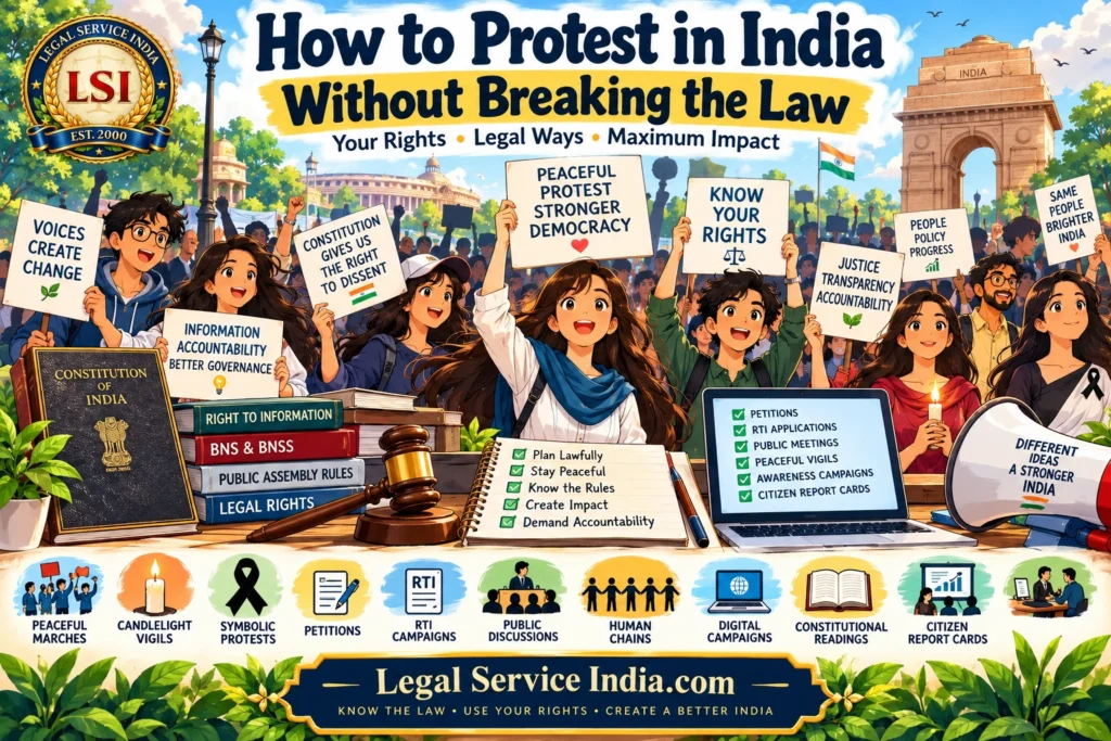 How to Protest in India Without Breaking the Law: Rights, Rules & Legal Safety How to protest in India without breaking the law