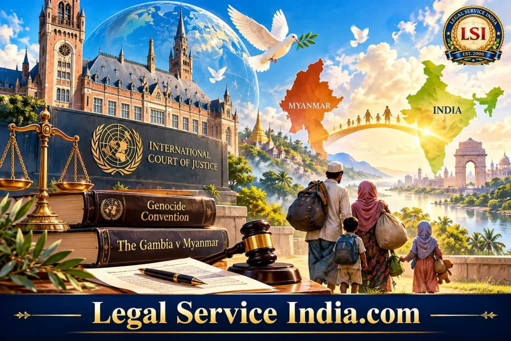 ICJ Rohingya Genocide Case: Gambia v Myanmar & India ICJ Rohingya genocide case