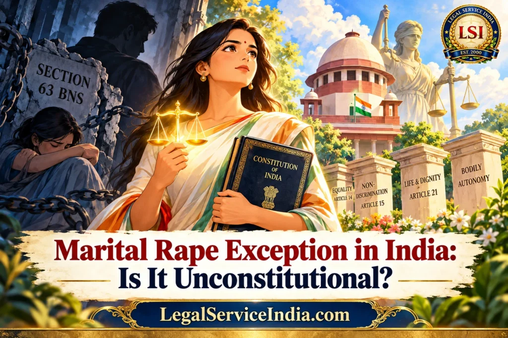 Marital Rape Exception in India: Is It Unconstitutional? Marital rape exception in India