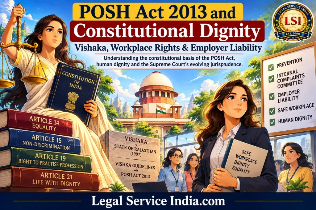 POSH Act 2013 and constitutional dignity