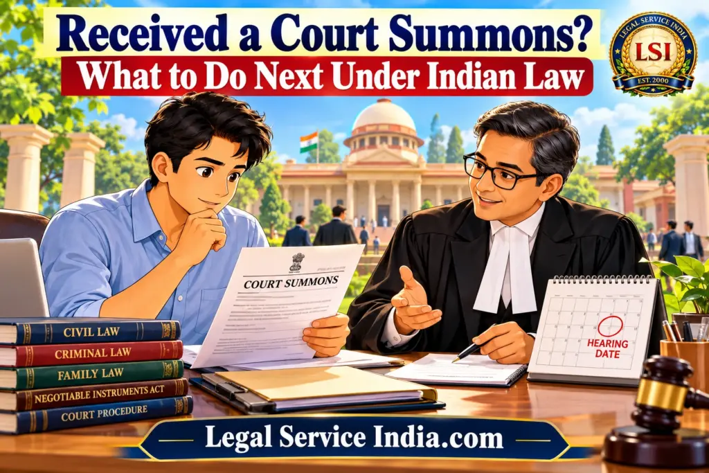 Received a Court Summons in India? Know What to Do Next received a court summons in India