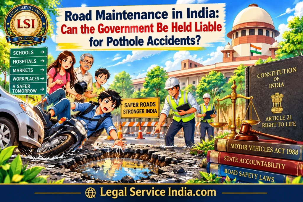 Road Conditions In India: Constitutional Governance And State Accountability Road maintenance in India