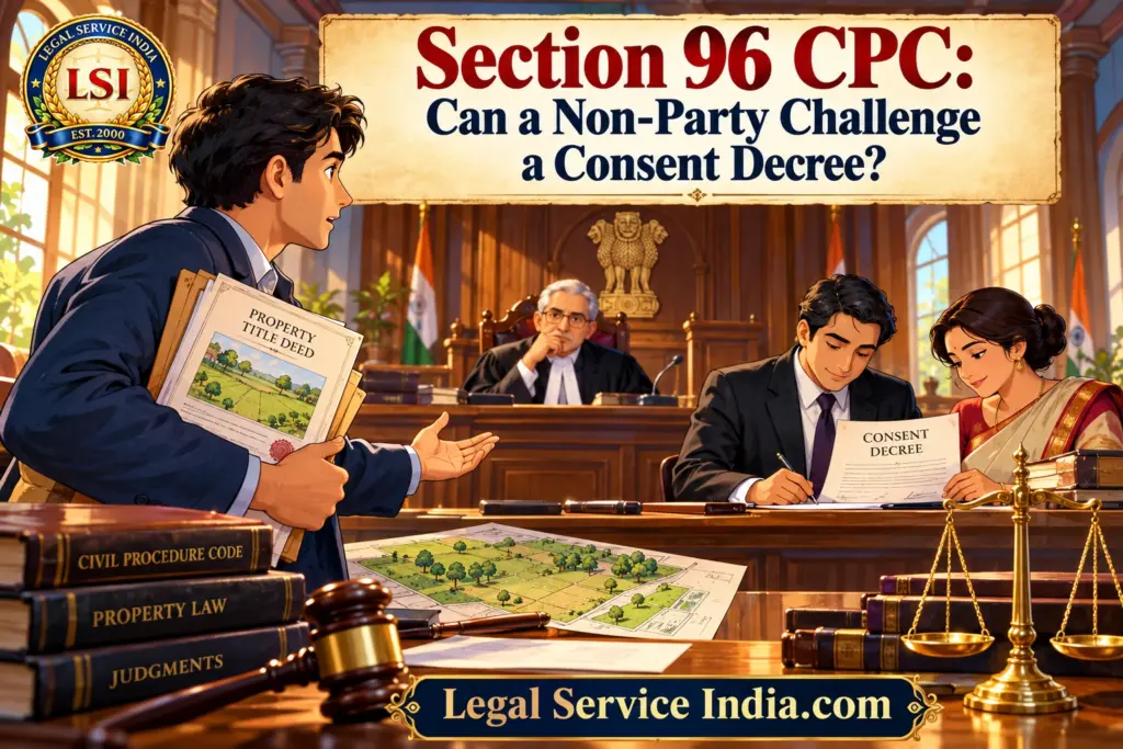 Section 96 CPC: Non-Parties Can Challenge a Consent Decree If Their Legal Rights Are Affected Section 96 CPC consent decree appeal by non-party