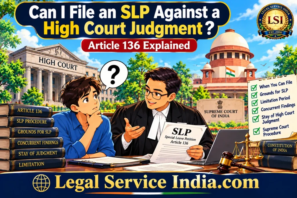 Can I File an SLP Against a High Court Judgement? Article 136 Explained SLP Against High Court Judgment