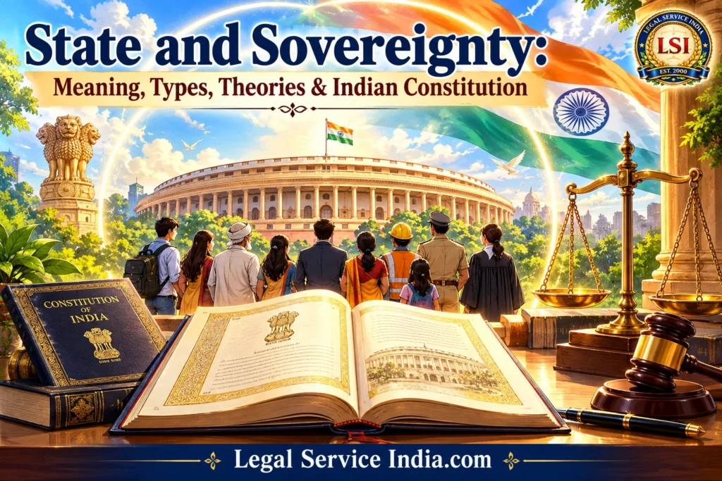 The State and Sovereignty: Concepts, Theories and the Indian Constitutional Framework State and Sovereignty