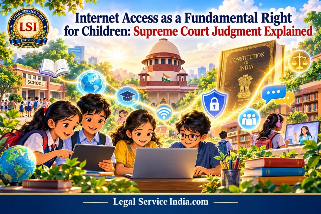 Supreme Court on Internet Access as a Fundamental Right for Children Internet access as a fundamental right for children