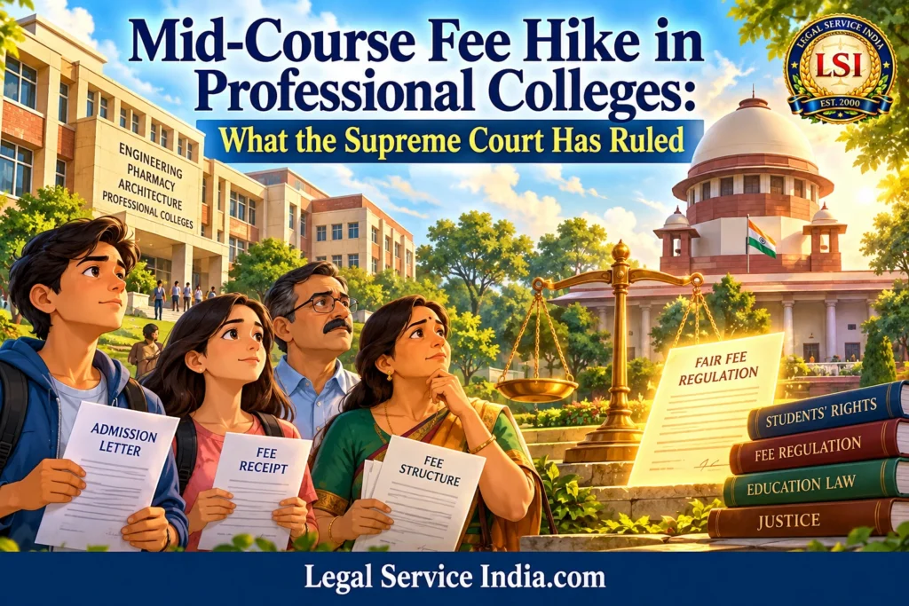 Supreme Court on Mid-Course College Fee Hike: Students’ Rights mid-course college fee hike