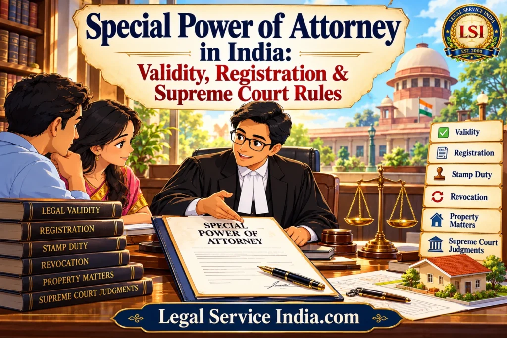 Special Power of Attorney in India: Validity, Registration & Supreme Court Rules Validity of Special Power of Attorney in India