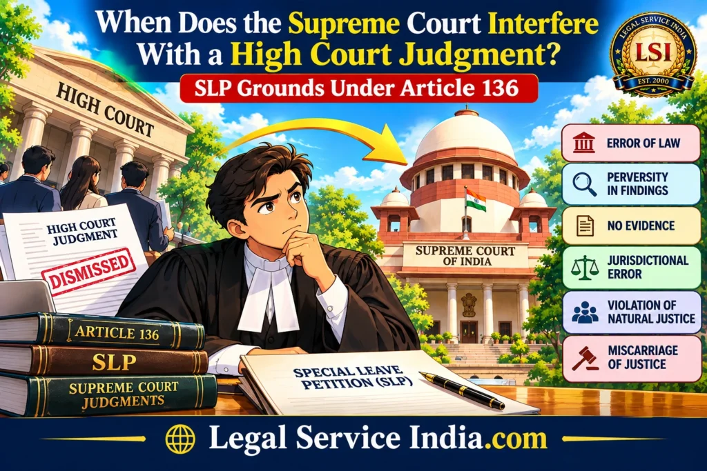 when does the Supreme Court interfere with a High Court judgment